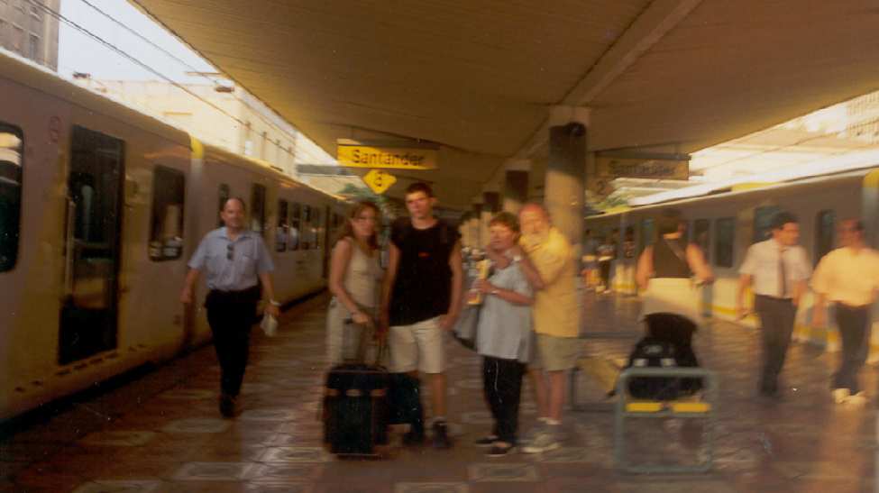 EN LA ESTACION DE SANTANDER